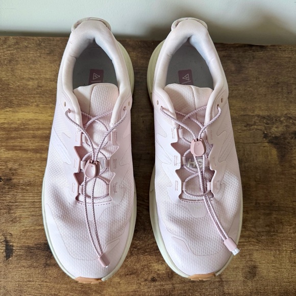 HOKA ONE ONE Transport Women’s Size 8 Cosmic Pearl Oat Milk Sneakers - Picture 9 of 11